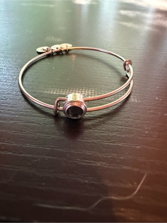 Alex and Ani Jewelry - Alex and Ani Adjustable Bracelet Blue Stone